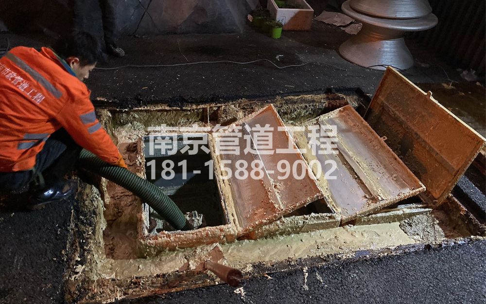 276花园路饭店隔油池清理