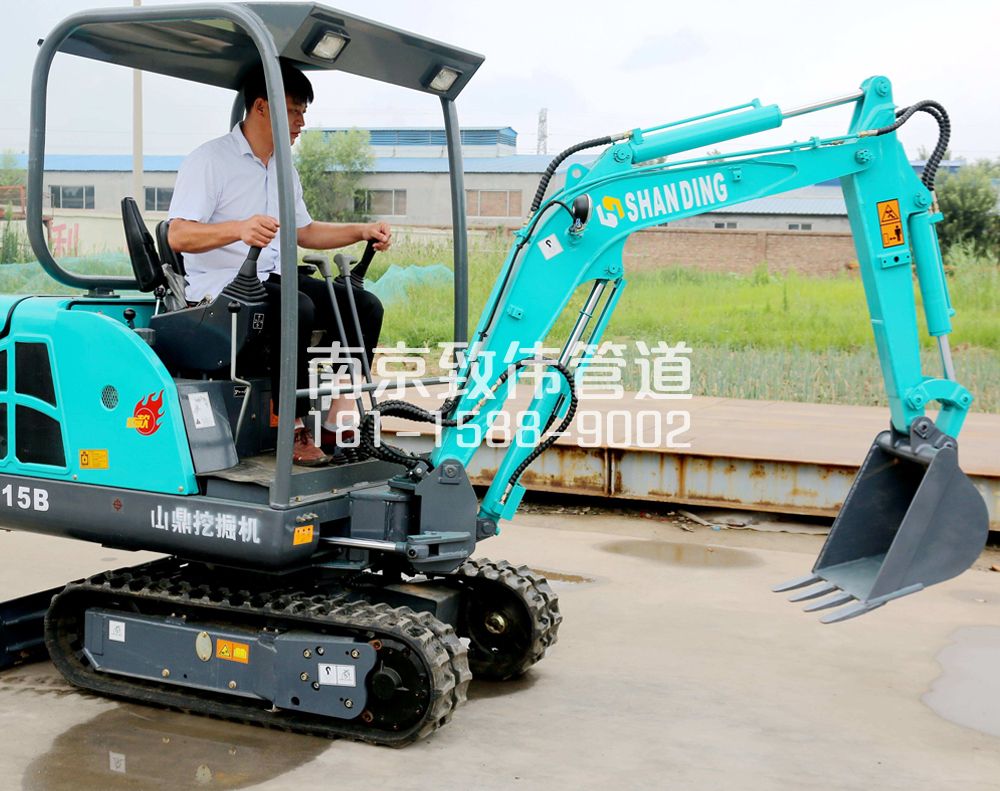 350花园路小型挖机